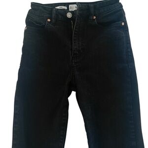 Mango Black High Rise Skinny jeans